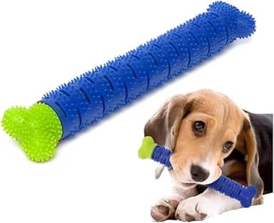 Escova Dental Para Cães Brinquedo Mordedor Para Limpeza De Dentes Removedor de Tártaro Placa Bactéria Maus Hálitos Higiene Bucal Cachorro Ideal Para Pets de Todas as Raças e Tamanhos 1 Unidade
