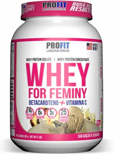 Whey For Feminy - 907g Baunilha - Profit Laboratórios