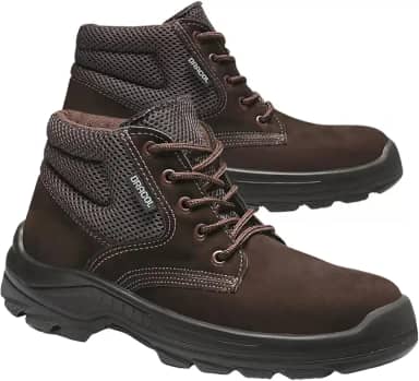 Bota Botina Nobuck Epi Bracol Bae Dubai Cor Preto Bico Pvc