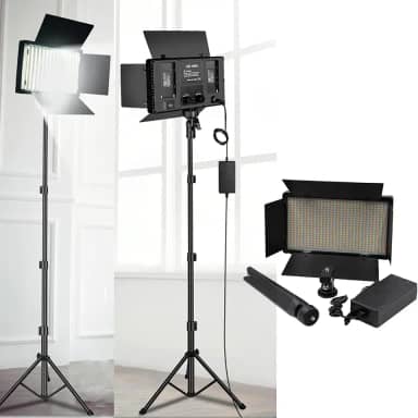 U800 LED Iluminação Para Filmagem Photo Studio Light 120° para Tiktok Youbute Game Iluminação de vídeo ao vivo 40W/50W Gravação de vídeo portátil Lâmpada de painel