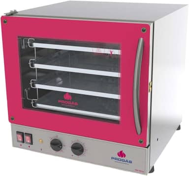 Progás, P37639, Forno de Elétrico Industrial Pirogas Para Pizza 4 Assadeiras 220 Volts, cor Inox, Aço