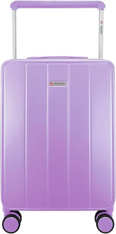 Mala de Bordo em Policarbonato 10kg com TSA Rodas Giratórias Gladiador Infinity V1 (Lilás)