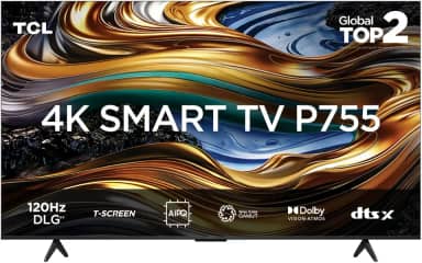 Smart TV TCL 55 Polegadas LED 4K P755 WiFi Bluetooth Google TV HDR10+ Dolby Atmos Vision 55P755