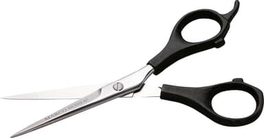 Marco Boni Tesoura Profissional Fio Laser P/ Corte Cabelo 6'' Cabo Plástico Aço Inox 1706 Preto 1 Unidade