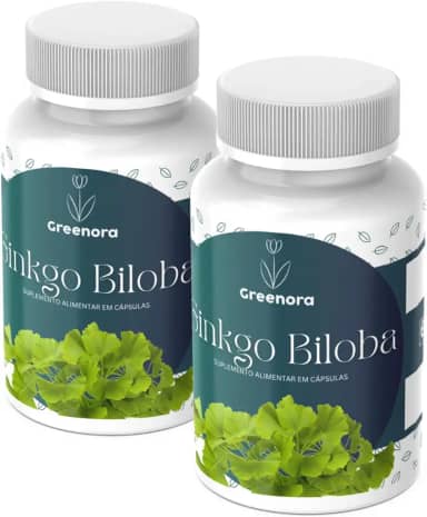 Gincko Biloba 120 Cápsulas Greenora (Kit 2)
