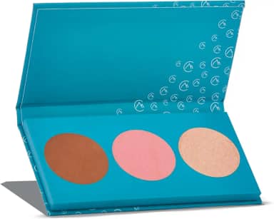 Paleta Blush Iluminador e Contorno Catharine Hill Trio Sculpt Chill Multifuncional (1022/K2 - Cor 02, 9g)