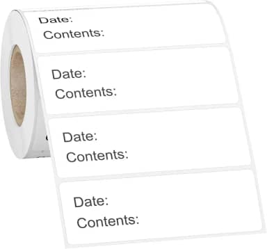 500 Peças 1 X 3" Etiquetas De Alimentos Para Freezer E Geladeira, Removíveis Recipientes, Pote Vidro Sem Resíduos, Armazenamento Perfeito Cozinha, Não Pode Ser Rasgado