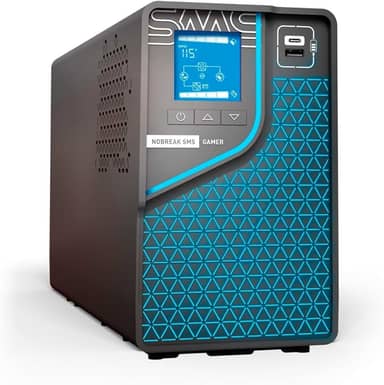 NOBREAK SMS GAMER 2000 VA SENOIDAL - LINE INTERACTIVE - WIFI - ENTRADA E SAÍDA BIVOLT - PN 29601