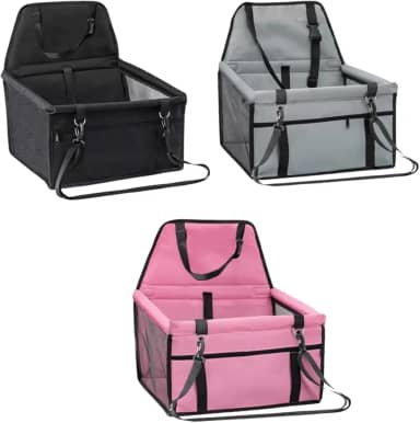 Cadeirinha assento para pet cães e gatos (Preto)