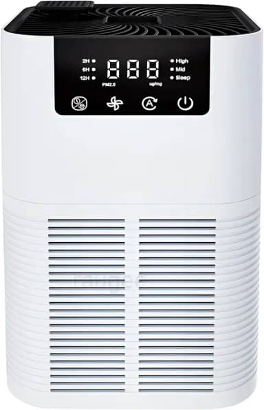 Purificador De Ar + aromatizador Elimina Fumaça Pelos Bacterias odor c/sensor poluição