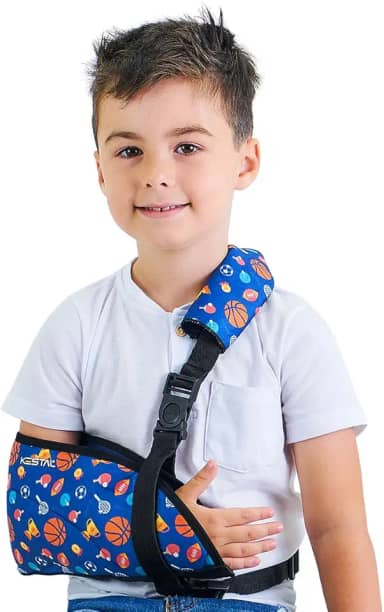 Kestal Tipoia Ortopédica Infantil velpeau imobilizadora Azul, Bilateral, M