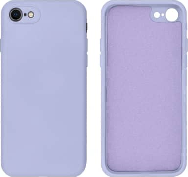Capinha Compativel com iPhone 7, 8, SE 2ª e 3ª Geração Silicone Aveludado com Proteção de Câmera