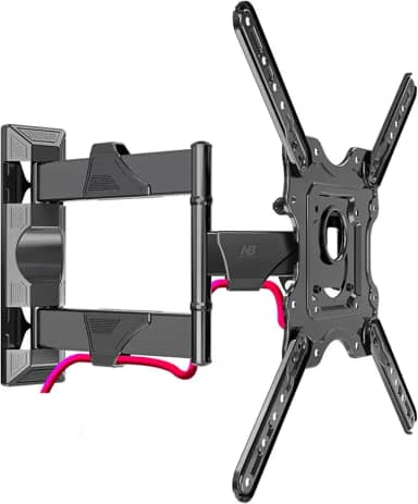 North Bayou Suporte de parede articulado para TV com movimento total para TVs de tela plana de 32 a 47 polegadas até 27 kg P4