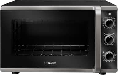 Forno Elétrico de bancada Mueller 50 litros e 3 Modos de Assar MFB50K 127V Preto