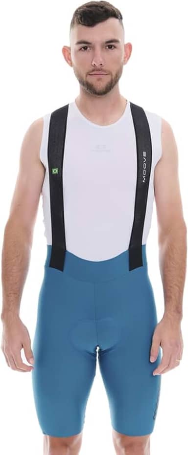 Bretelle de Ciclismo masculino Márcio May Moove Petroleo