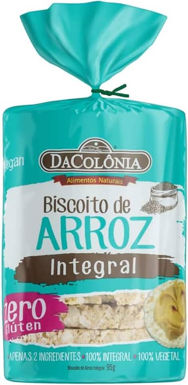 Da Colonia Biscoito De Arroz Integral 95G