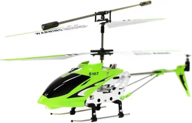 Syma S107 3 Channel RC Helicopter with Gyro, Green