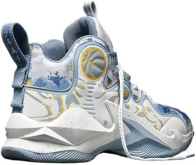 Tênis de basquete masculino com sola de borracha de malha antiderrapante tênis de corrida ao ar livre excelente aderência para botas de basquete esportivas