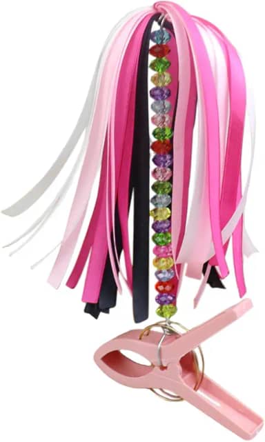 Bandeira de carrinho de bebê com clipe para localizador de carrinho de bebê, placa de parque de diversões, etiqueta para cadeira de rodas