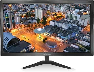 C3Tech Monitor LED 24 Polegadas MR-240 anti-reflexo, funções para reduzir luz azul, conectores de entrada HDMI e VGA, slot Kensington, montagem padrao VESA 24", Tela IPS