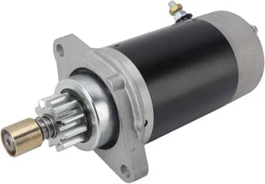 GLOGLOW Motor de Partida de 4 Tempos para Motor de Popa F9.9, 11 Dentes, Espaçamento de Parafuso de 87 Mm, 197x46 Mm, Cobre, Ferro e Alumínio