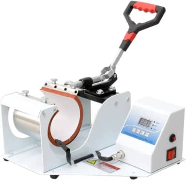 PRENSA TÉRMICA BRANCA PARA SUBLIMAÇÃO EM CANECAS SQUEEZES COPOS - 220V