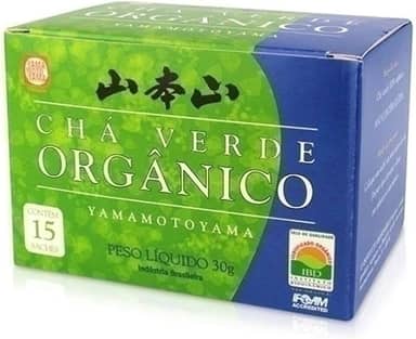 15 Sachês Cha Verde Organico Yamamotoyama 30g