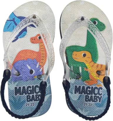 Chinelo Bebê Sandália Infantil Dinos Meninos Magicc Baby