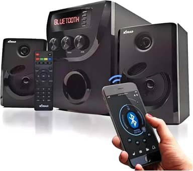 Micro System Caixa De Som 2.1 Bluetooth 1000w Bivolt Xtrad XDG-13