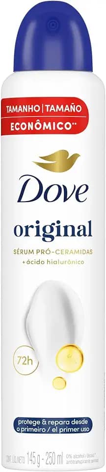 Dove Desodorante Antitranspirante Aerossol Original 250 ML, Leve Mais e Pague Menos