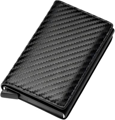 Carteira Masculina Proteção RFID Antifurto Slim Porta Cartões Notas