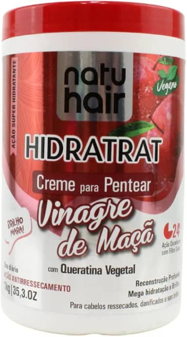 Creme Para Pentear Vinagre De Maçã 1KG