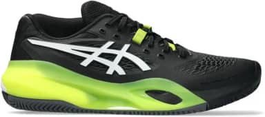 Tênis ASICS Gel-Resolution X Clay (Saibro) Masculino Preto e Verde Limão