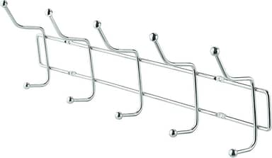 Ordene - Cabide de Metal com 5 Ganchos para Parede, Linha My Closet