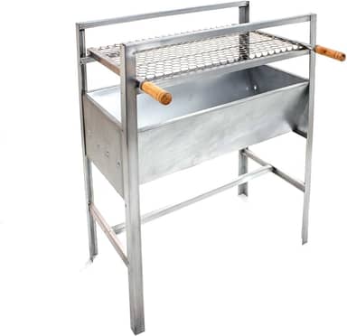 Churrasqueira Portátil Reforçada de Aço Galvanizada Modelo Grande