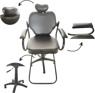 Cadeira Salão beleza Cabelereira Barbeiro Henvifer