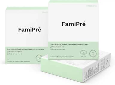 FamiPré - Com ácido fólico como metilfolato e outras vitaminas para mulheres na pré-concepção (12 Semanas)