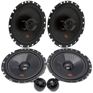 Kit Som Automotivo Completo Flex 4: Par de Alto Falantes Triaxial 6TRFX55 (110W RMS) + Par de Auto Falantes 2 Vias 62VFX55 (110W RMS) - POTÊNCIA, CLAREZA E IMERSÃO para seu Carro!