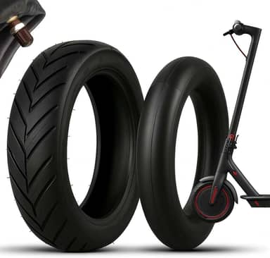 Pneu e Câmara de Ar Roda Patinete Elétrico Xiaomi Foston Atrio 8,5x2 Polegadas Inflável Resistente