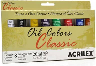Oil Classic 20Ml 8 Cores (S)