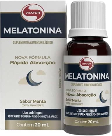 Melatonina Sublingual Rapida Absorção Vitafor 20ml