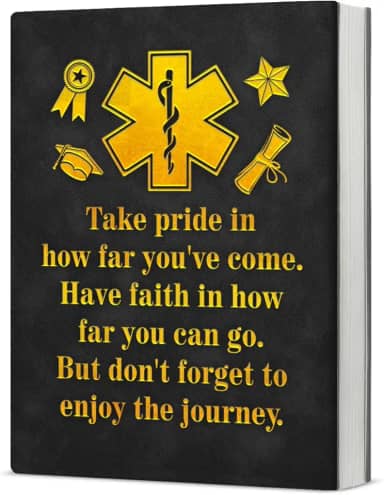 Caderno Médico Inspirador Presentes de Graduação Médica - Diário Médico para Médicos, Enfermeiros e Estudantes de Medicina - Presentes motivacionais para homens e mulheres