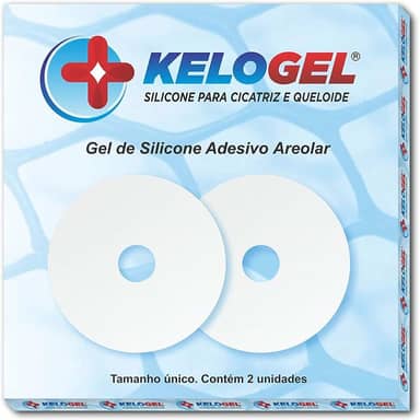 Fita Adesivo Areolar Gel De Silicone Cicatriz 2un Kelogel