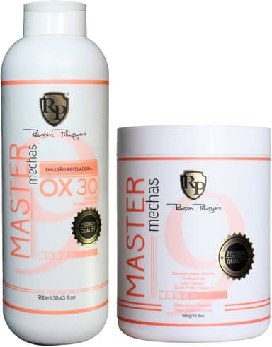 Combo Pó Descolorante + Ox 30 Master Mechas Robson Peluquero