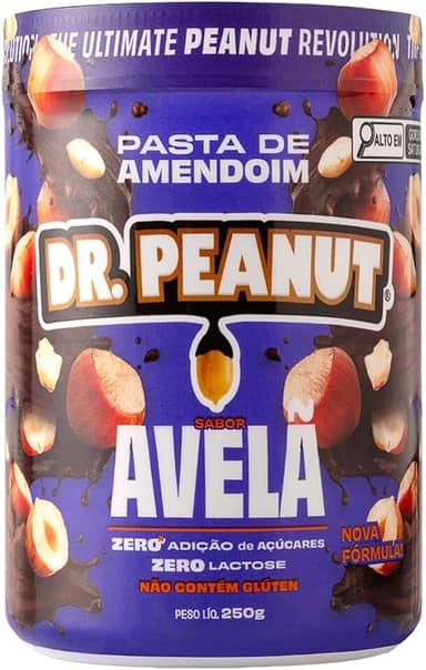 Dr. Peanut Pasta De Amendoim Avelã 250g - Com Whey Protein