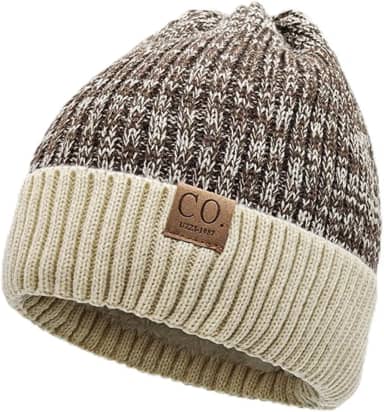 Chapéus de inverno para mulheres, gorros e grossos, com forro grosso, gorro de neve masculino