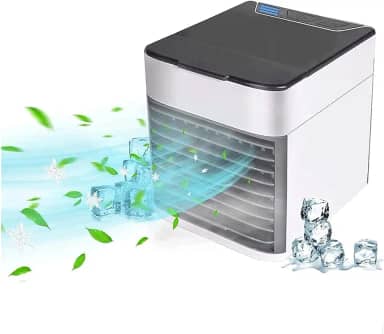 Mini Ar Condicionado Portátil | Resfriador de Ar Pessoal, Velocidade do Vento de 3 Marchas | Crie sua zona de resfriamento pessoal para quarto, escritório, uso ao ar livre