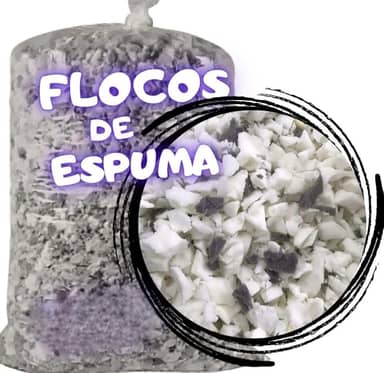 Flocos de Espuma Enchimento Travesseiro Puff Almofada Antialérgica Fênix