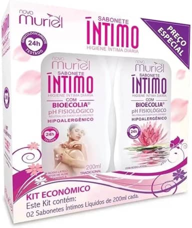 Kit Sabonete Íntimo + Sabonete Íntimo Floral 200Ml, Muriel