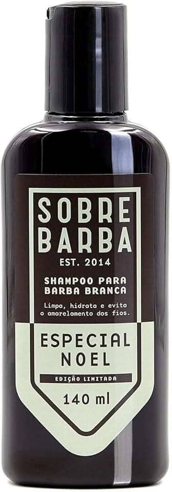 Shampoo Sobrebarba para Barbas Brancas 140mL